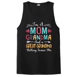 I'm A Mom Grandma And A Great Grandma Nothing Scares Me PosiCharge Competitor Tank