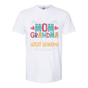 I'm A Mom Grandma And A Great Grandma Nothing Scares Me Softstyle CVC T-Shirt