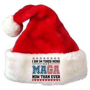 I Am More Maga Now Than Ever Trump 2024 Premium Christmas Santa Hat