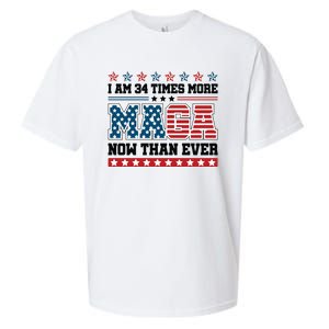 I Am More Maga Now Than Ever Trump 2024 Sueded Cloud Jersey T-Shirt