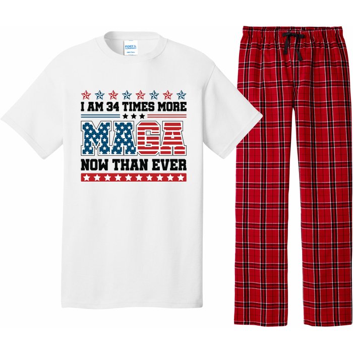 I Am More Maga Now Than Ever Trump 2024 Pajama Set