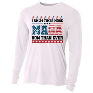 I Am More Maga Now Than Ever Trump 2024 Cooling Performance Long Sleeve Crew