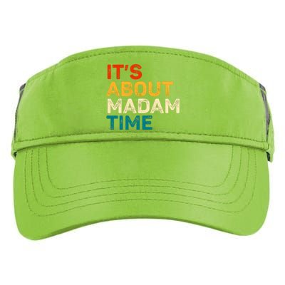 ItS About Madam Time Adult Drive Performance Visor