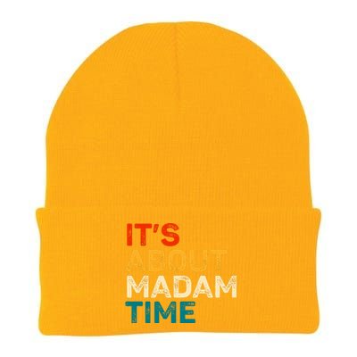 ItS About Madam Time Knit Cap Winter Beanie