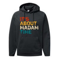 ItS About Madam Time Performance Fleece Hoodie