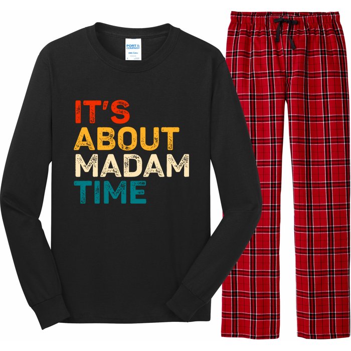 ItS About Madam Time Long Sleeve Pajama Set