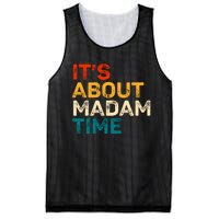 ItS About Madam Time Mesh Reversible Basketball Jersey Tank