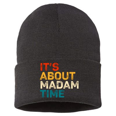 ItS About Madam Time Sustainable Knit Beanie