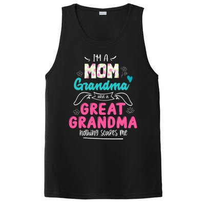 I'm A Mom Grandma And Great Grandma Cool Gift Funny Grandma Cool Gift PosiCharge Competitor Tank