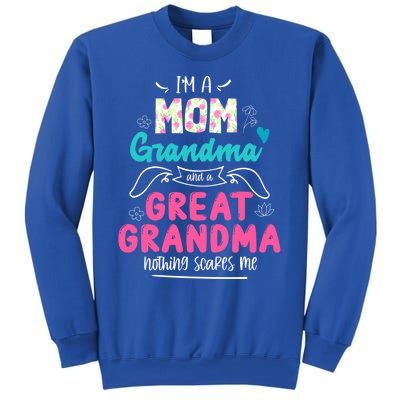 I'm A Mom Grandma And Great Grandma Cool Gift Funny Grandma Cool Gift Sweatshirt