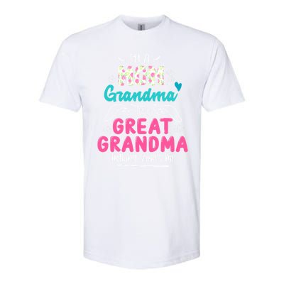 I'm A Mom Grandma And Great Grandma Cool Gift Funny Grandma Cool Gift Softstyle CVC T-Shirt