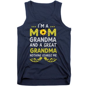 IM A Mom Grandma Great Nothing Scares Me Mothers Day Gifts Tank Top