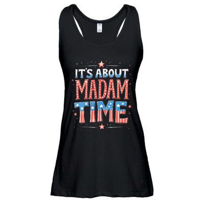 ItS About Madam Time Vote For Kamala Harris Ladies Essential Flowy Tank