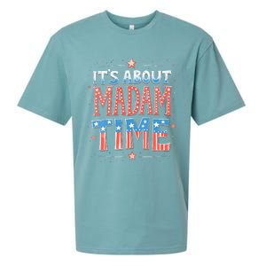 ItS About Madam Time Vote For Kamala Harris Sueded Cloud Jersey T-Shirt