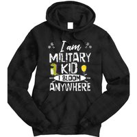 I Am Military Child I Bloom Anywhere Month Of The Military Tie Dye Hoodie