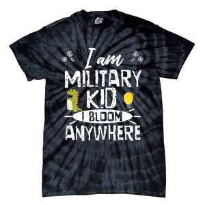 I Am Military Child I Bloom Anywhere Month Of The Military Tie-Dye T-Shirt