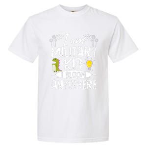 I Am Military Child I Bloom Anywhere Month Of The Military Garment-Dyed Heavyweight T-Shirt