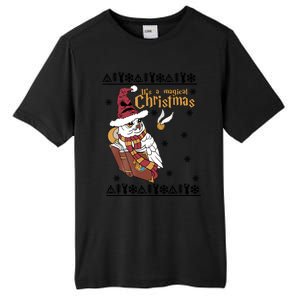 It's A Magical Christmas Owl Wizards Hedwig Lover Ugly Xmas Tall Fusion ChromaSoft Performance T-Shirt