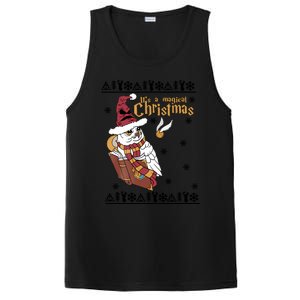 It's A Magical Christmas Owl Wizards Hedwig Lover Ugly Xmas PosiCharge Competitor Tank