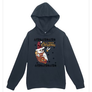 It's A Magical Christmas Owl Wizards Hedwig Lover Ugly Xmas Urban Pullover Hoodie