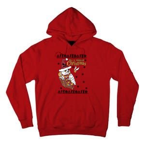 It's A Magical Christmas Owl Wizards Hedwig Lover Ugly Xmas Tall Hoodie