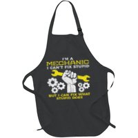 Im A Mechanic Cant Fix Stupid Funny Car Auto Garage Apron
