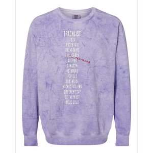 I Am Music Album Colorblast Crewneck Sweatshirt