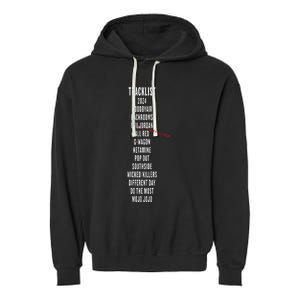 I Am Music Album Garment-Dyed Fleece Hoodie