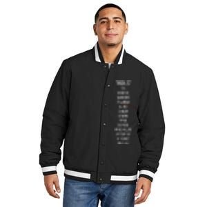 I Am Music Album Insulated Varsity Jacket