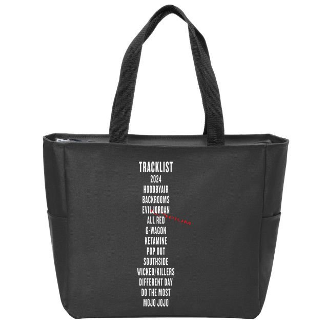 I Am Music Album Zip Tote Bag