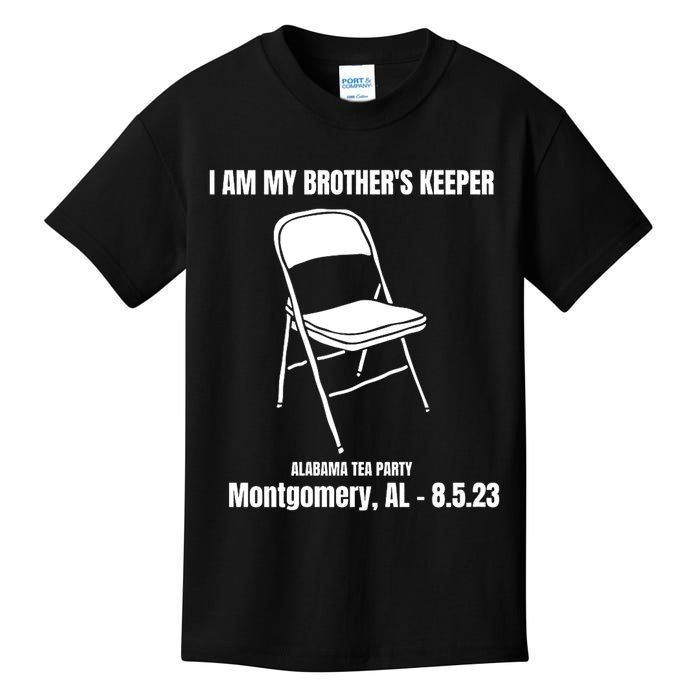 I Am My Brothers Keeper Montgomery Brawl Alabama Tea Party Kids T-Shirt