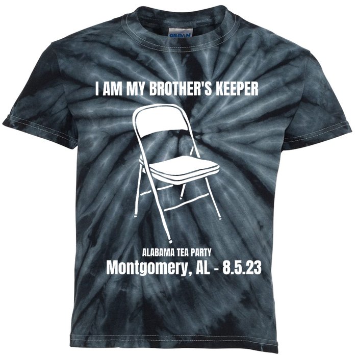 I Am My Brothers Keeper Montgomery Brawl Alabama Tea Party Kids Tie-Dye T-Shirt