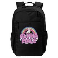 Ironic Alpha Male Unicorn Rainbow Backpack