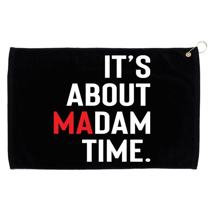 ItS About Madam Time Grommeted Golf Towel