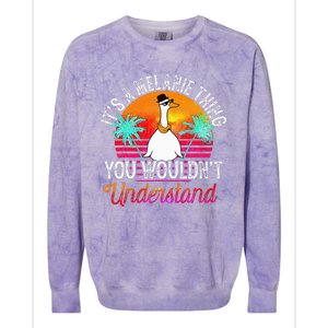 It's A Melanie Thing You Wouldn't Understand Funny Melanie Colorblast Crewneck Sweatshirt