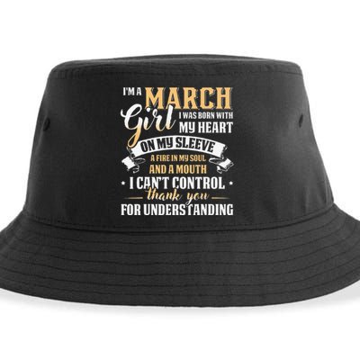 I'm A March Special Gift For Birthday Sustainable Bucket Hat