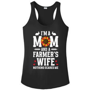 IM A Mom And A FarmerS Wife Of A Farmer Wife Farm Wife Gift Ladies PosiCharge Competitor Racerback Tank