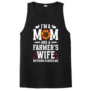 IM A Mom And A FarmerS Wife Of A Farmer Wife Farm Wife Gift PosiCharge Competitor Tank