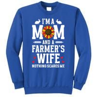 IM A Mom And A FarmerS Wife Of A Farmer Wife Farm Wife Gift Sweatshirt