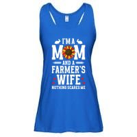 IM A Mom And A FarmerS Wife Of A Farmer Wife Farm Wife Gift Ladies Essential Flowy Tank