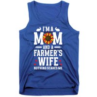 IM A Mom And A FarmerS Wife Of A Farmer Wife Farm Wife Gift Tank Top