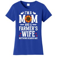 IM A Mom And A FarmerS Wife Of A Farmer Wife Farm Wife Gift Women's T-Shirt