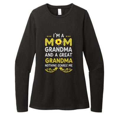 I'm A Mom Grandma Great Nothing Scares Me Mothers Day Gifts Womens CVC Long Sleeve Shirt