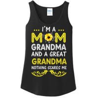 I'm A Mom Grandma Great Nothing Scares Me Mothers Day Gifts Ladies Essential Tank