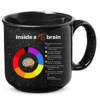 Inside A Ms Brain Multiple Sclerosis Awareness Chart 15oz Campfire Ceramic Mug