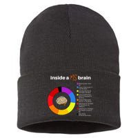Inside A Ms Brain Multiple Sclerosis Awareness Chart Sustainable Knit Beanie
