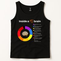 Inside A Ms Brain Multiple Sclerosis Awareness Chart Tank Top
