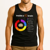 Inside A Ms Brain Multiple Sclerosis Awareness Chart Tank Top