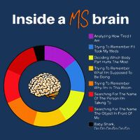 Inside A Ms Brain Multiple Sclerosis Awareness Chart Infant Baby Jersey Bodysuit