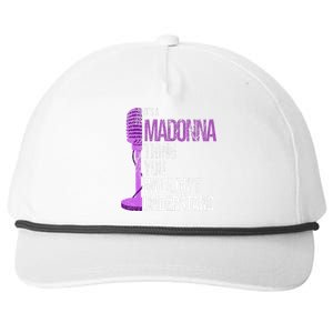 Its A M.A.D.O.N.N.A Thing You Wouldnt Understand Snapback Five-Panel Rope Hat